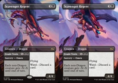 (379) Scavenger Regent // Exude Toxin - FOIL - BORDERLESS REVERSIBLE